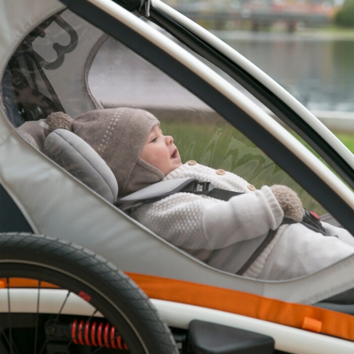 Infant bike shop trailer insert