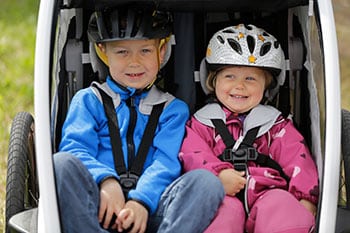 Safety logos for toddler bike seats