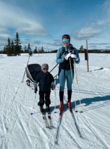 Outback Kids Multi-Sport Trailer Ski Kit